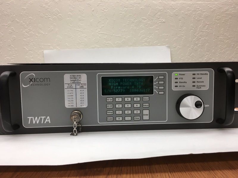 XICOM XTRD 400 HPA Extended KU Band TWTA HPA ( low usage) w/ Warranty 13.75-14.5