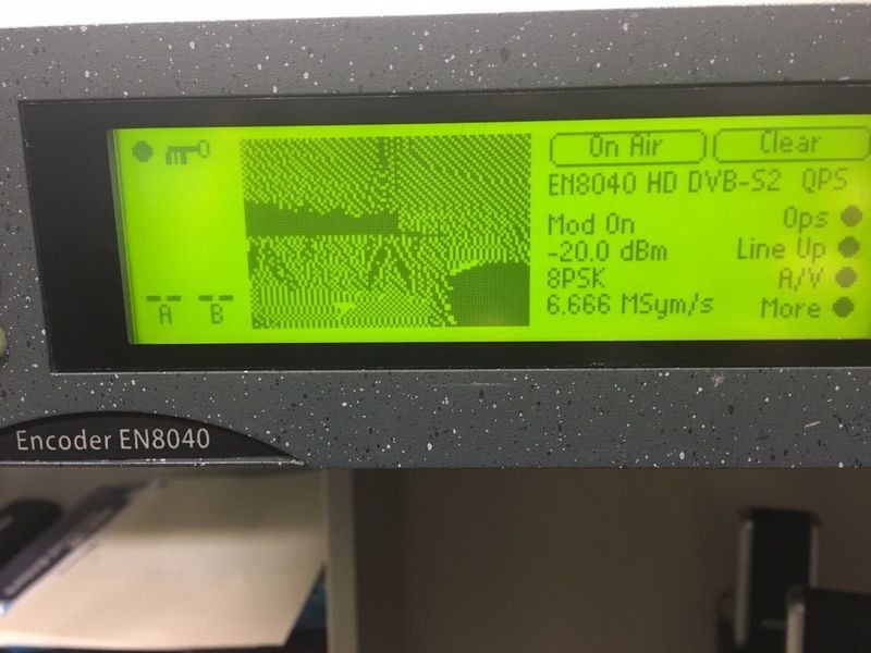 Ericsson EVOLUTION5000 MPEG-2/4 HD SDI / SD ENCODER EN8040 DVB-S2 L-Band OUTPUT