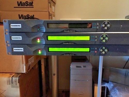 Ericsson TANDBERG DSNG VOYAGER E5714 SD/SDI VIDEO ENCODER ASI L-BAND OUTPUT