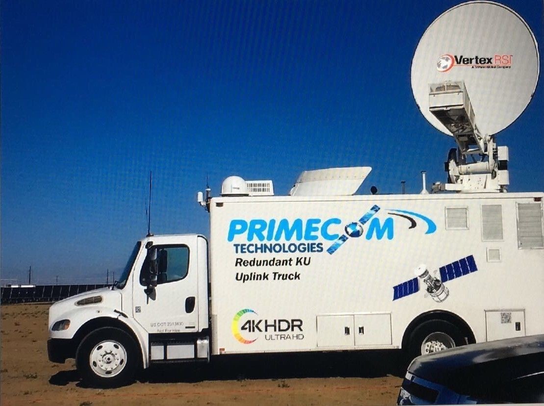 2005 Freightliner 4Path SATELLITE HD UPLINK TRUCK KU 2.4m 4 port Vertex Antenna