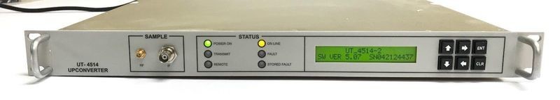 Comtech EF Data 140MHz to Ku-Band Up converter, 14.00-14.50 GHz, Model UT-4514
