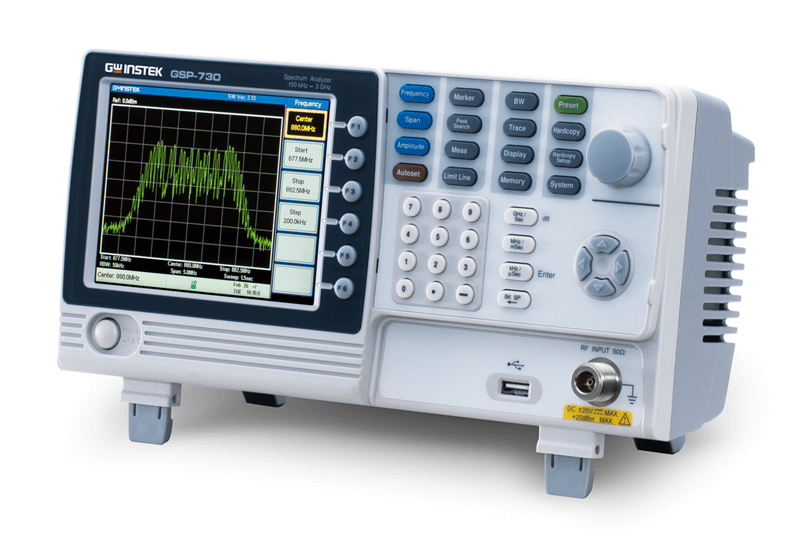 GW Instek GSP-730 Spectrum Analyzer 150KHz - 3GHz