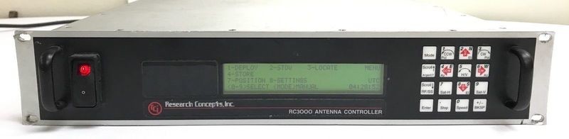 RESEARCH CONCEPTS RC3K RC3000 SATELLITE Mobile VSAT Flyaway Antenna Controller
