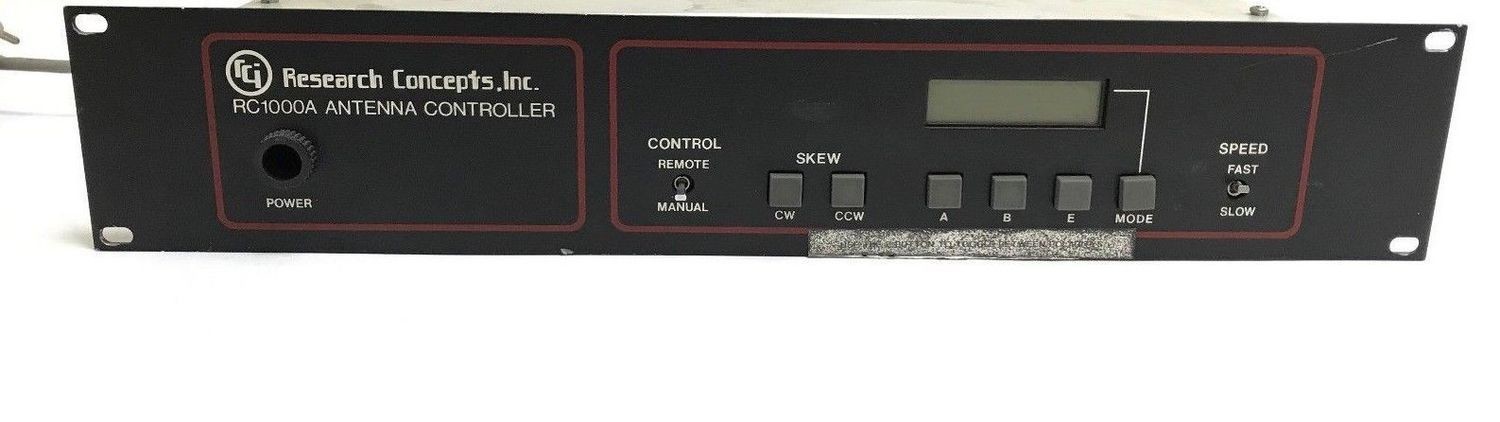 RESEARCH CONCEPTS RC1KA RC1000A SATELLITE ANTENNA CONTROLLER