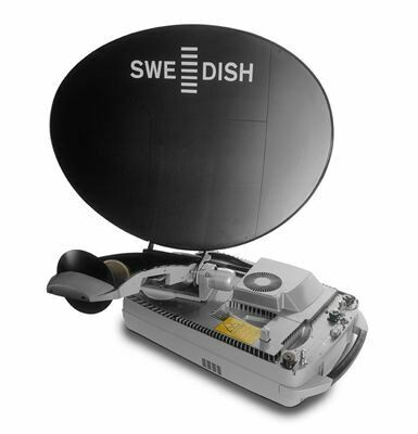 Swe-Dish IPT-i Mil Suitcase Portable Satellite Communication SatCom Dish