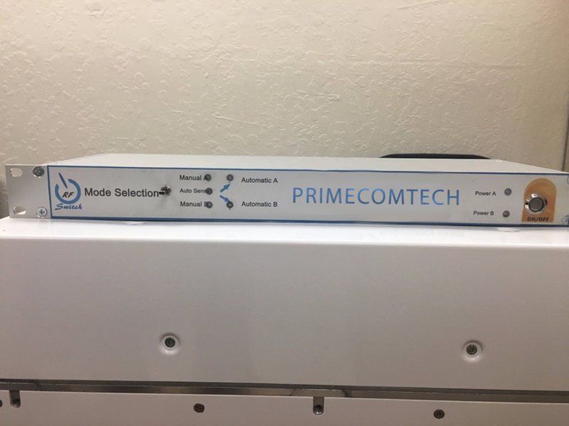 Primecomtech L-Band Redundancy Switch DualPower Supply 100ns SuperFast Switching