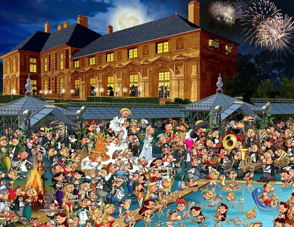 Francois Ruer "Castle Wedding"