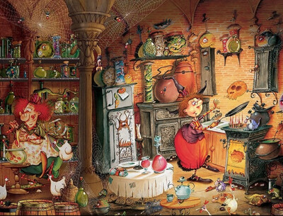 Francois Ruer "Cooking Witch"