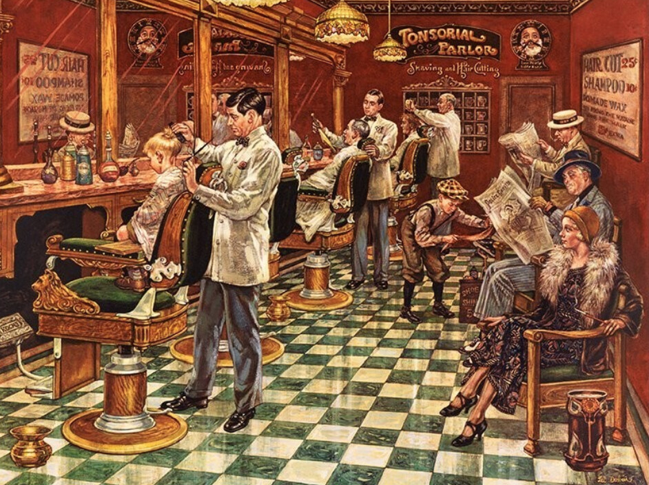 Lee Dubin "Tonsorial Parlor"