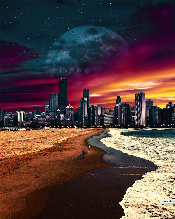 Another Chicago "Beach Moon"