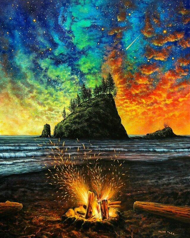 Color by Feliks "Throw a Log In"