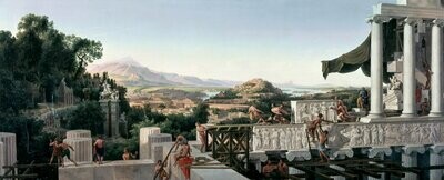 August Ahlborn "View Into The Heyday Of Greece"