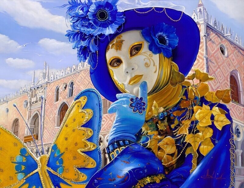 Alex Levin "Musing of Azure Mask"