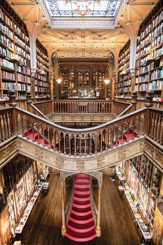 Livraria Lello Bookstore - Porto, Portugal