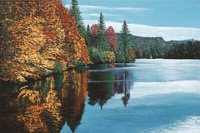 Raymond Byram "The Lake in Autumn"