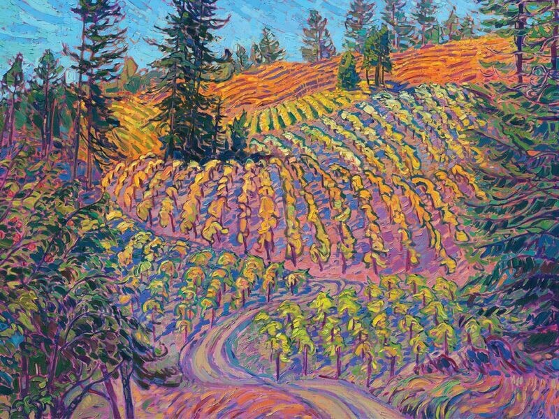 Erin Hanson "Mendocino Vineyard"