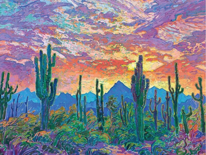 Erin Hanson "Saguaro Sky"