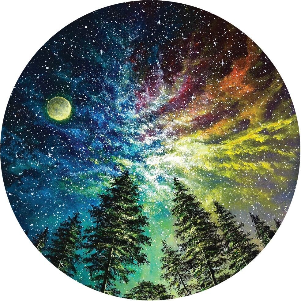 Color by Feliks "Perfect Night" 3.5" Coaster Box Set of 4