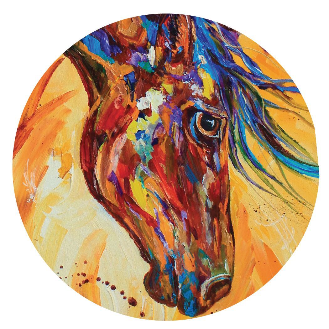Lindsey Dahl "Main Attraction" 3.5" Coaster Box Set of 4