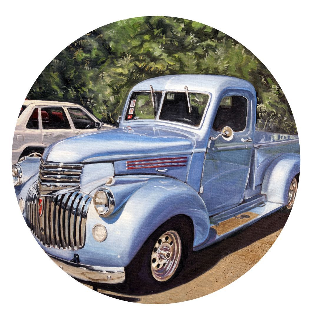 Art McNaughton "Chevy"  3.5" Coaster Box Set of 4