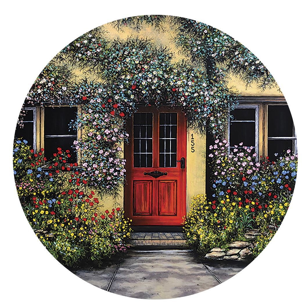 Color By Feliks "Flourishing Garden" 3.5" Coaster Box Set of 4