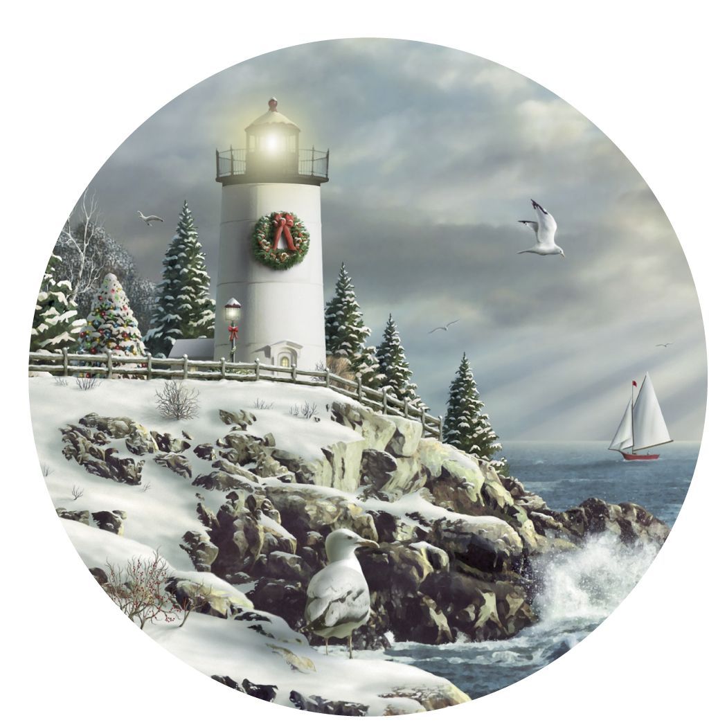 Alan Giana "After The Snow" 3.5" Coaster Box Set of 4