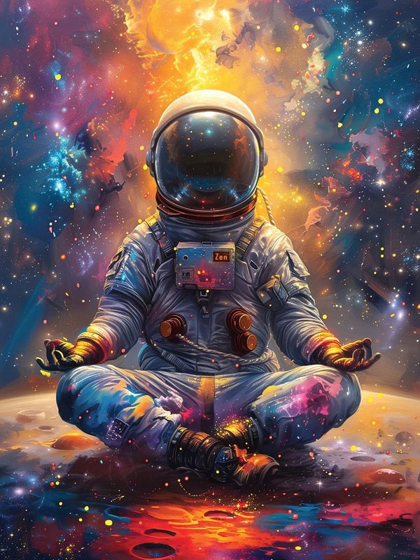 Ray Heere "Yogi Astronaut 2"