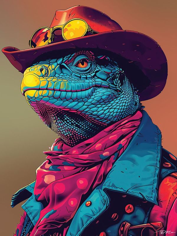 Momart "Western Iguana"