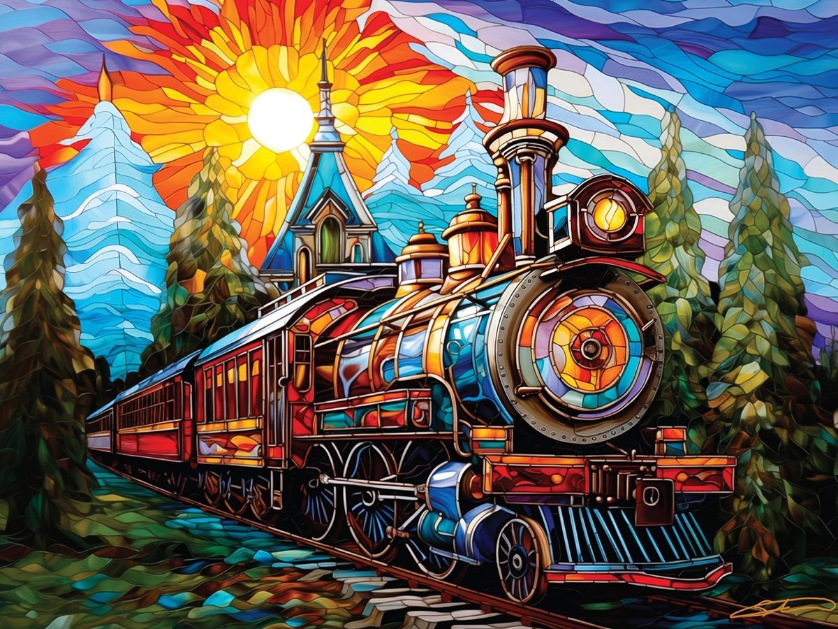 Shawna Stewart "Train Ride Through the Woods"