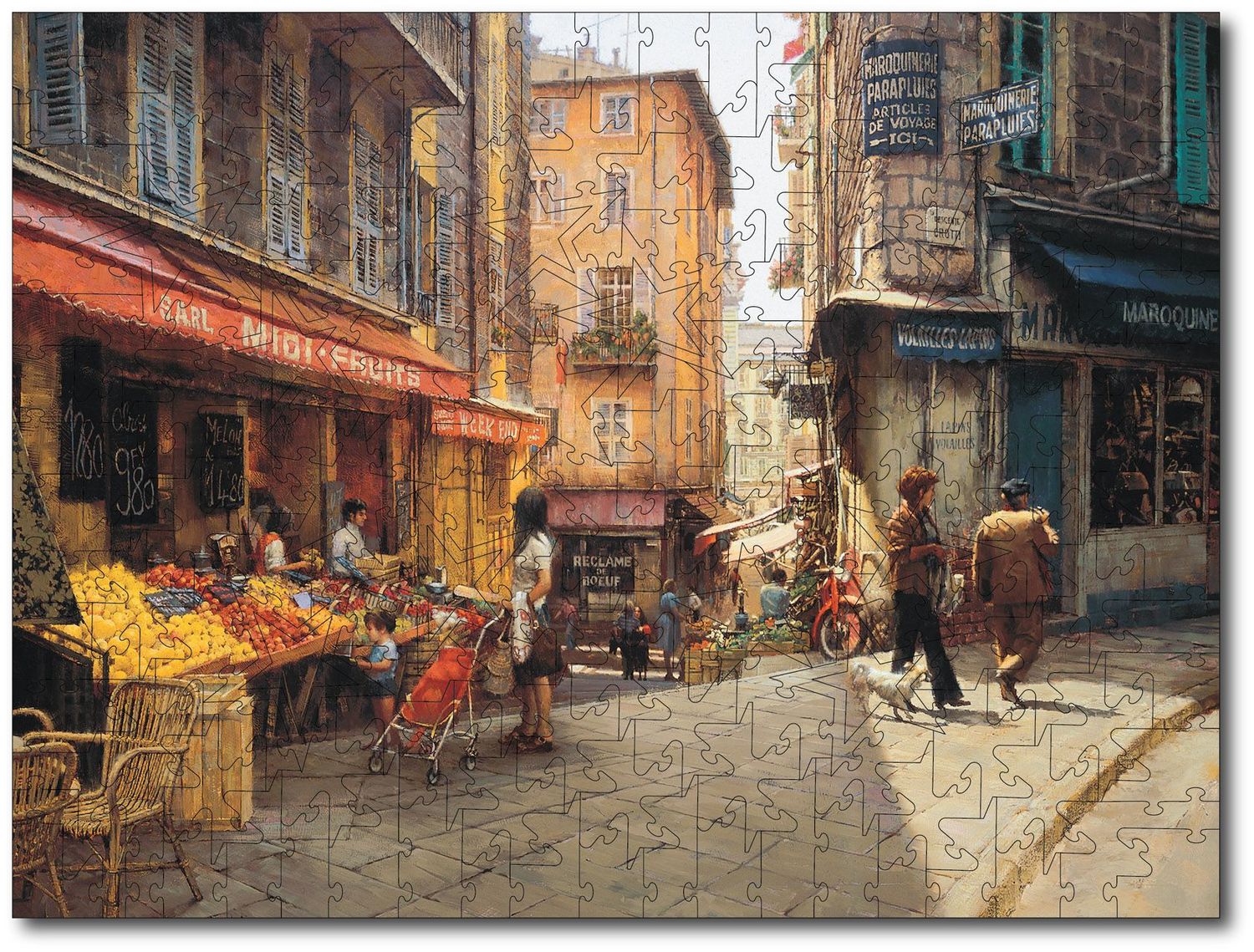 Clark Hulings "Ville Franche"