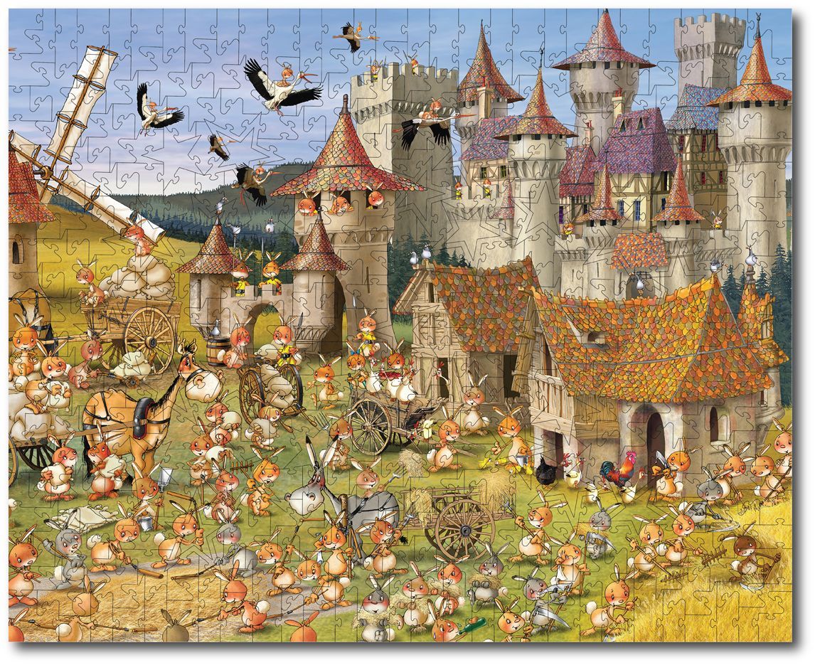 Francois Ruer "Medieval Bunny Castle"