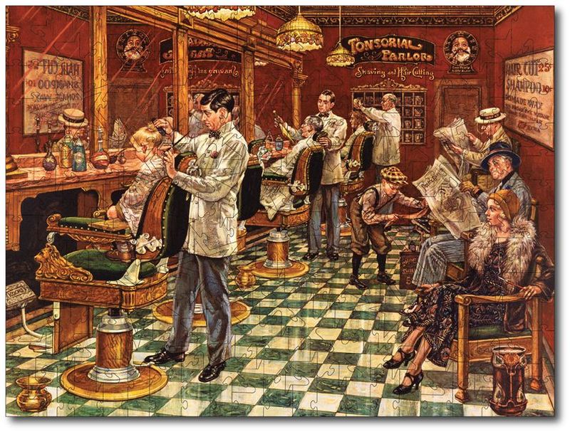 Lee Dubin "Tonsorial Parlor"