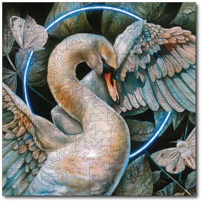 Samantha DeCarlo Samantha DeCarlo "Neon Swan" Square