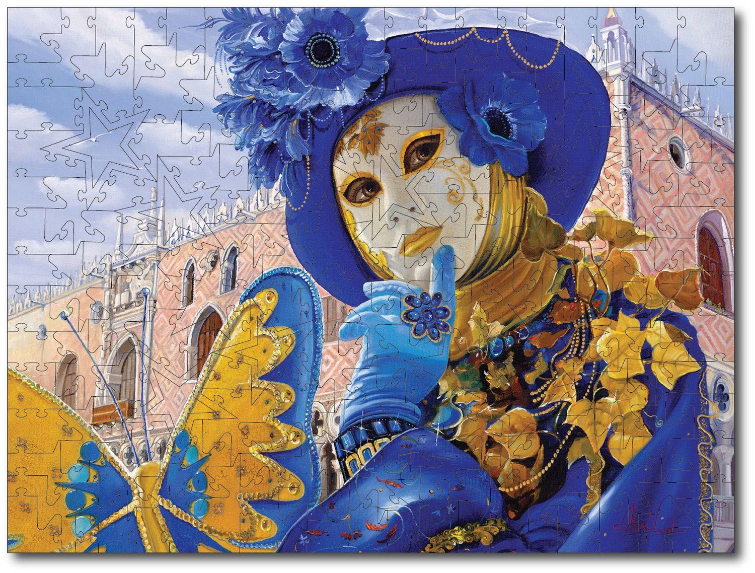 Alex Levin "Musing of Azure Mask"