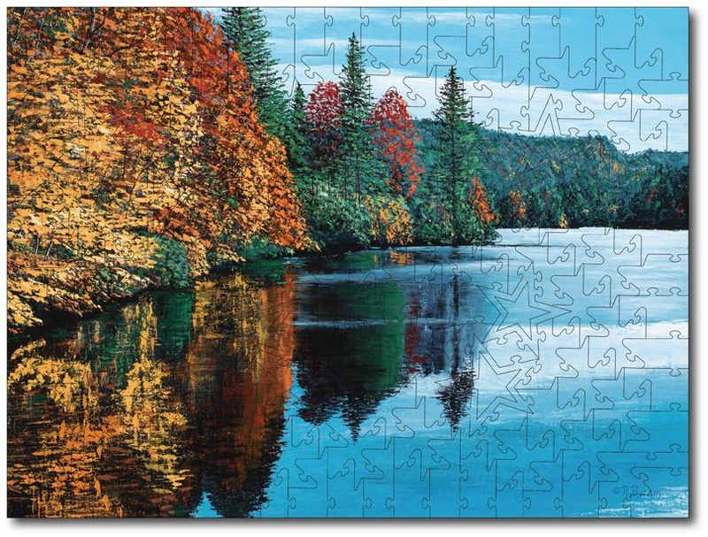 Raymond Byram "The Lake in Autumn"