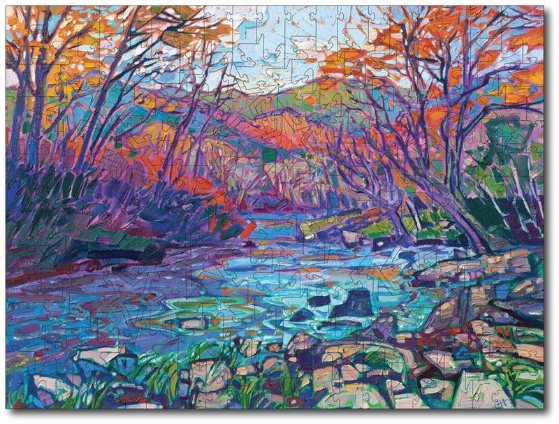 Erin Hanson "Blue Ridge Waters"