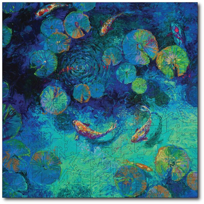 Iris Scott "Taiwankoi" Square