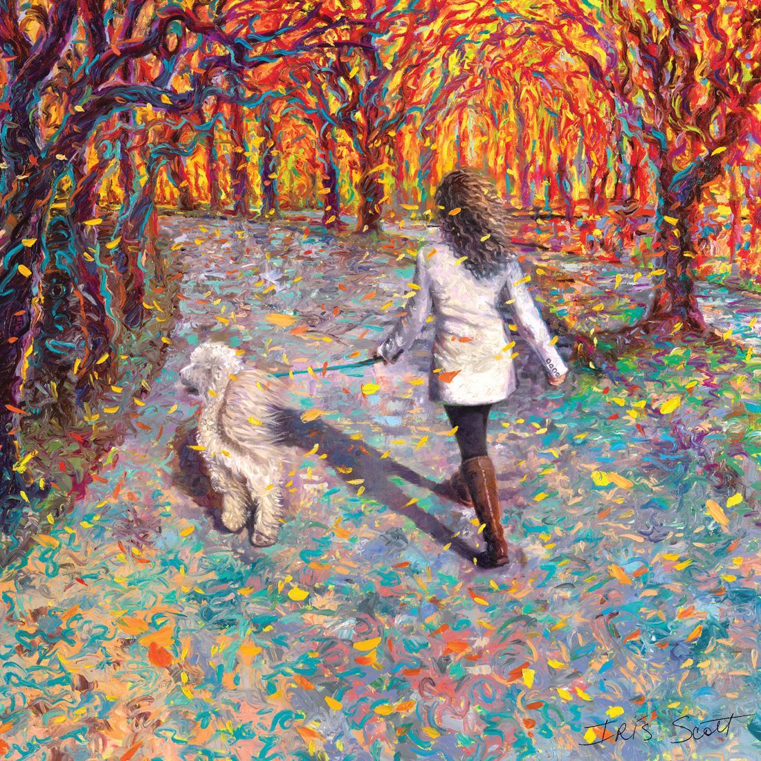 Iris Scott "Claudia and Teddy" Square