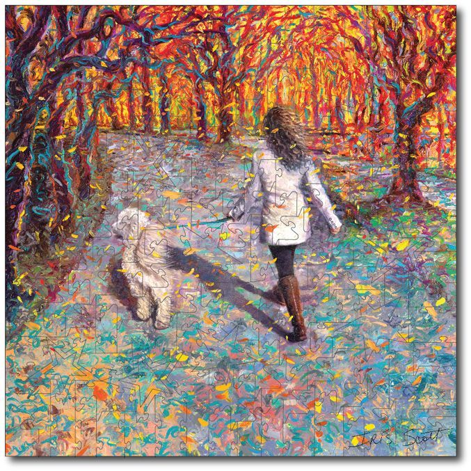 Iris Scott "Claudia and Teddy" Square