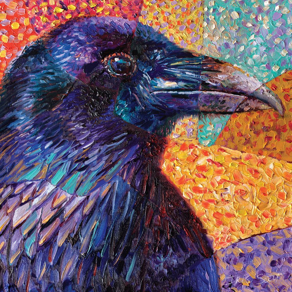 Iris Scott Iris Scott "Kristin's Raven" Square