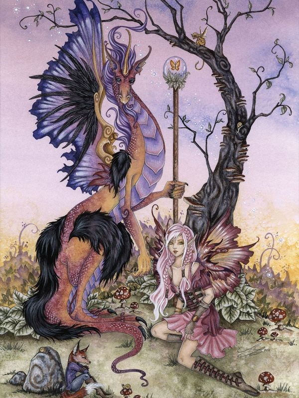 Amy Brown "Gathering At Dawn"