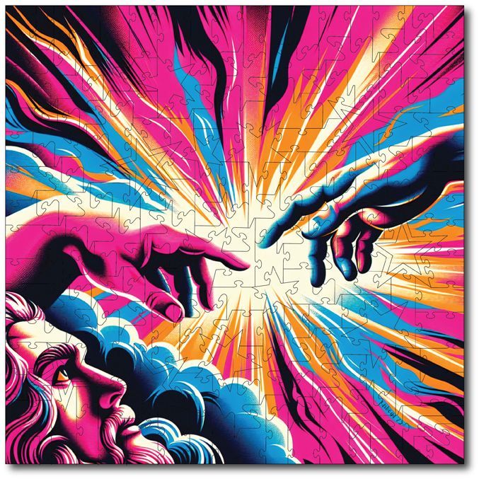 Jefferson Adshead "Sistine Hands" Square