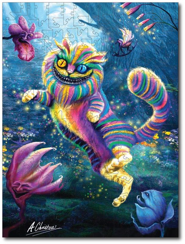 Anthony Christou "Rainbow Cheshire Cat"