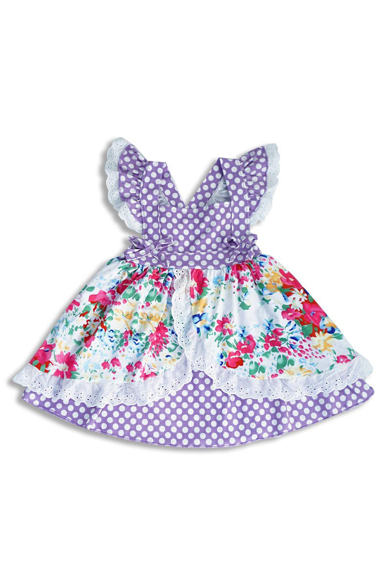 Vintage Floral Dress 4t