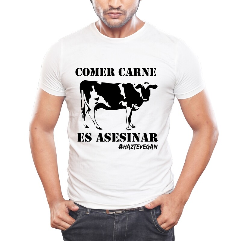 Message T in Spanish: comer carne es asesinato