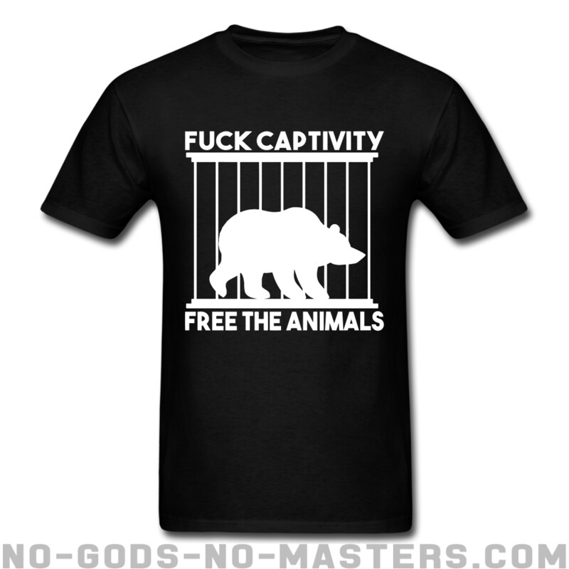 Black Tee: Fuck Captivity