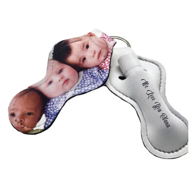 Personalized | 2-Sided | Lip Balm Holder with Metal Clip