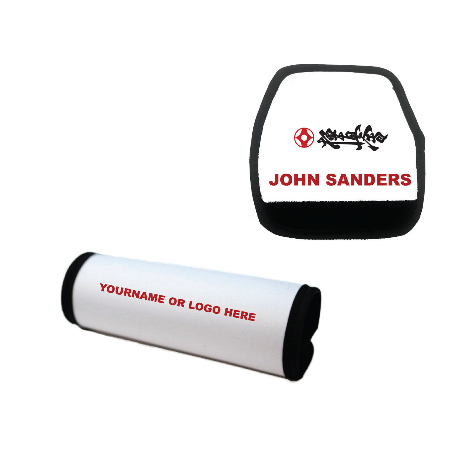 PERSONALIZED | PHOTO | LUGGAGE | BAG SPOTTERS | 5&quot; x 6&quot;, Color Selection: White