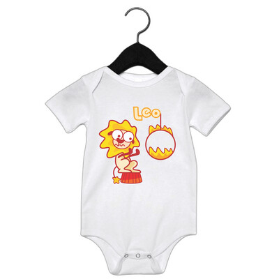 Funny Zodiac Sign | White | Premium Cotton Bodysuit | Onesie