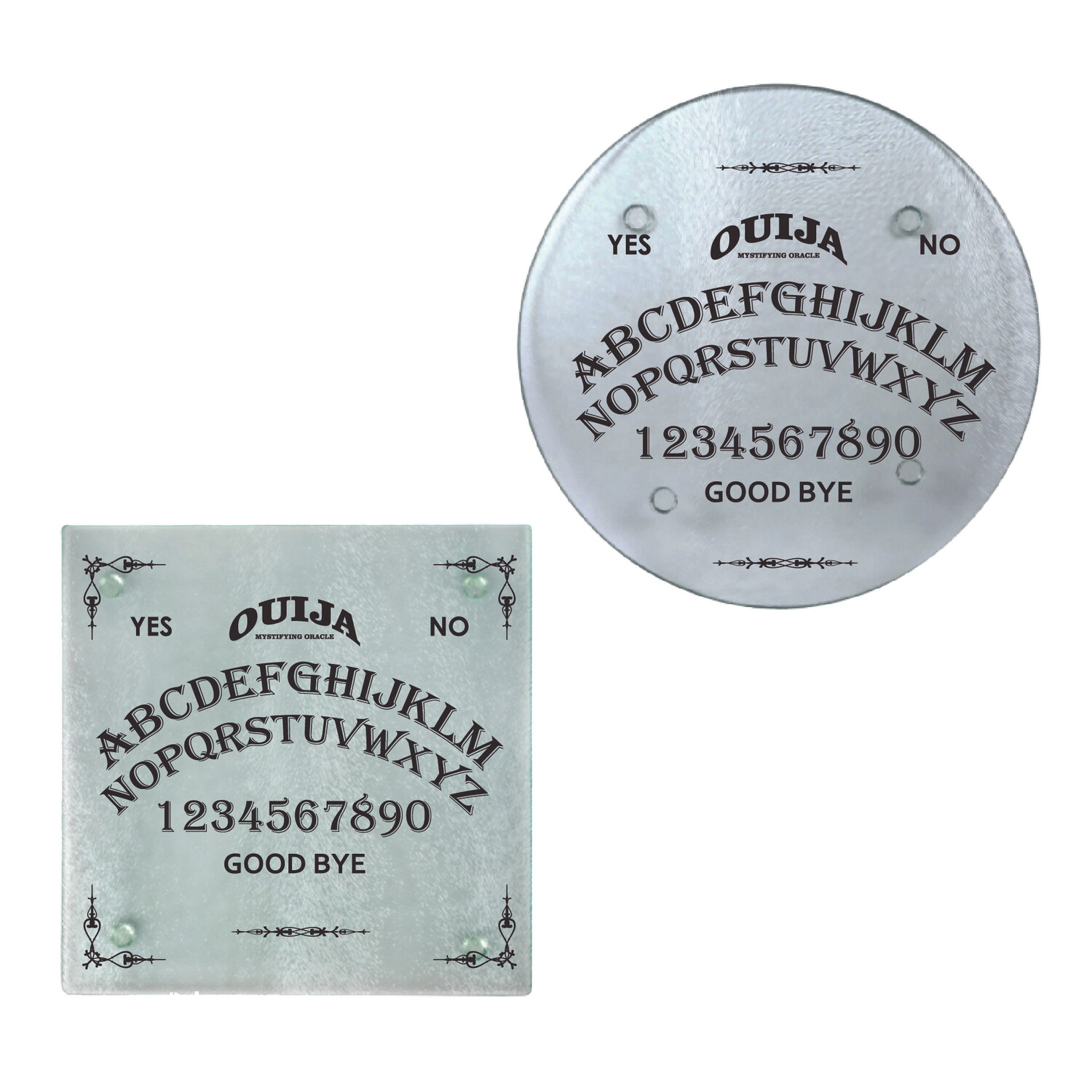 Ouija Board | Engraved Glass Cutting Board | 7.75&quot;